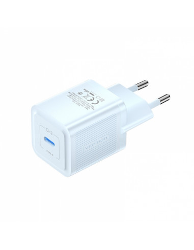 Chargeur telephone USB-C 20W charge rapide bleu