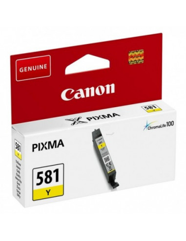 Cartouche originale CANON CLI-581Y jaune