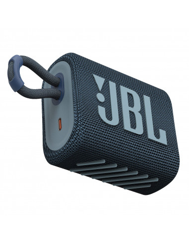 Enceinte JBL GO 3 by Harman bleue boutons roses bluetooth 5.1 l