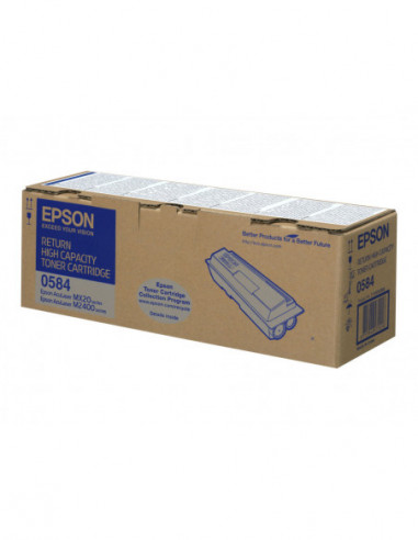 Toner EPSON C13S050584 M2400/MX20 noir env 8000pages