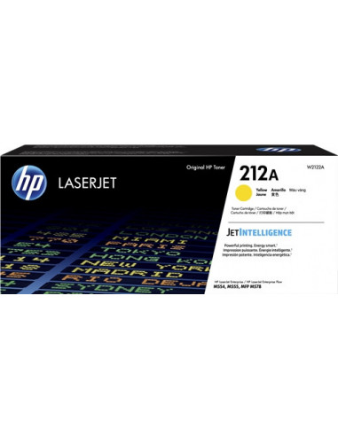 Toner original HP 212A jaune W2122A env 4500p