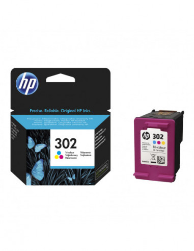 Cartouche ORIGINALE HP 302 Couleurs