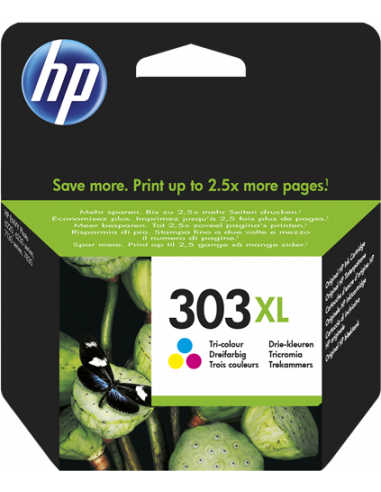 Cartouche originale HP 303 XL couleurs