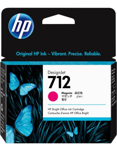 Cartouche ORIGINALE HP 712 magenta