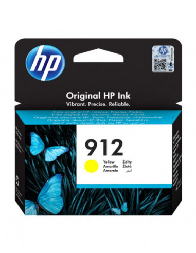 Cartouche ORIGINALE HP 912 jaune