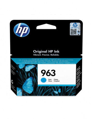 Cartouche ORIGINALE HP 963 cyan 3JA23AE