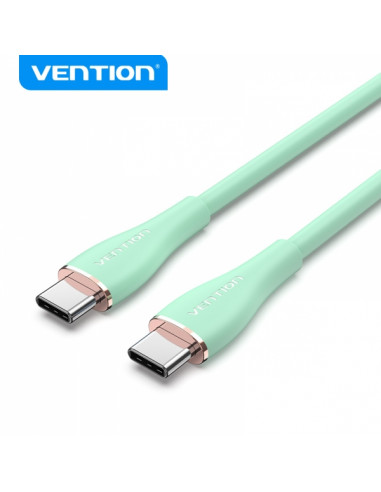 Cable USB-C vers USB-C 2m 5A 480mbps 100w VERT