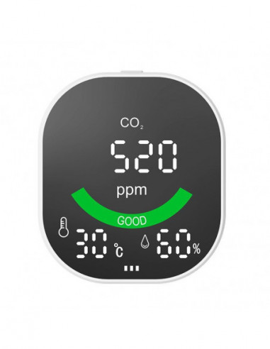 Detecteur de CO2 humidité temperature LEOTEC MEDIDOR