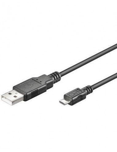 Cable USB vers micro B usb 0.80m  pour telephones...Tel portable Samsung...