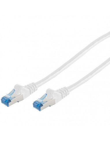 Cable RJ45 Droit SFTP LSOH cat 6a  1 m BLANC