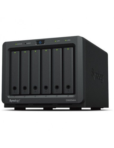 Serveur NAS SYNOLOGY DS620SLIM -6 baies 2coeurs CELERON  3335S