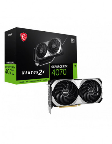 Carte graphique NVIDIA RTX 4070 12gb MSI VENTUS 2X OC DDR6X 2 vent