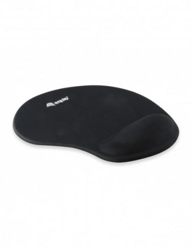 Tapis de souris ERGONOMIQUE - repose poignet noir EQUIP FRIDAY