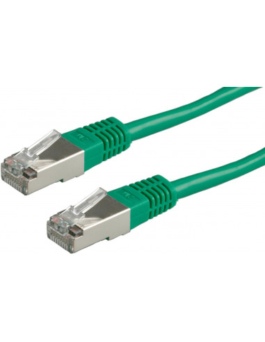 Cable RJ45 S/FTP CU LSOH cat 6 1m BLANC coudé 90°