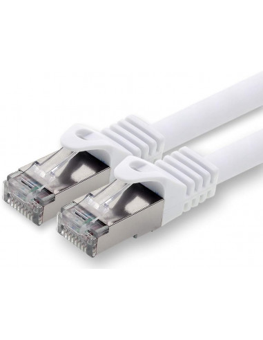 Cable RJ45 Droit FTP cat 6 3m BLANC