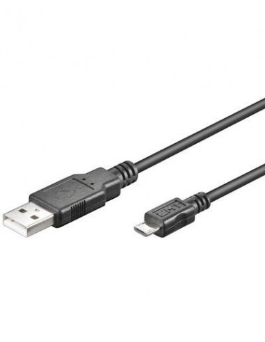 Cable USB vers micro B usb 1.80m pour telephones...Tel portable Samsung...