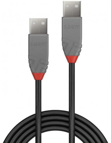 Cable USB A vers USB A 1m beige