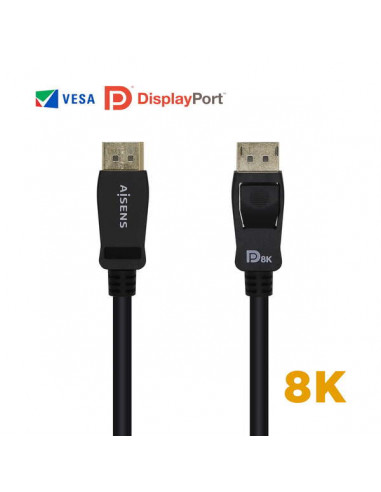 Cable Displayport M/M 1.4 8K 60hz 2m