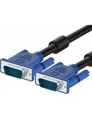 Cable écran M/M DB15 VGA blindé 5m