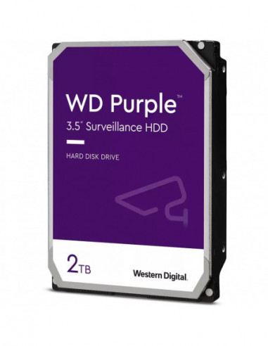 Disque dur 2 Tera WD 64m PURPLE SURVEILLANCE WD20PURZ sata3