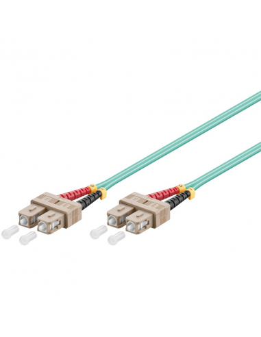 FIBRE Jarretiere optique duplex LSOH 50/125 multimode OM3 SC/ SC 5m