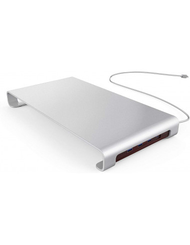 Support ecran de bureau avec hub usb TX-STAND-PC-SLV