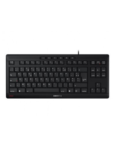 Clavier COMPACT CHERRY Stream usb NOIR FR