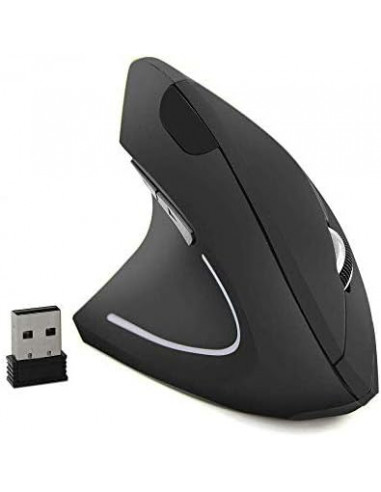 Souris ergonomique SANS FIL pour GAUCHER verticale