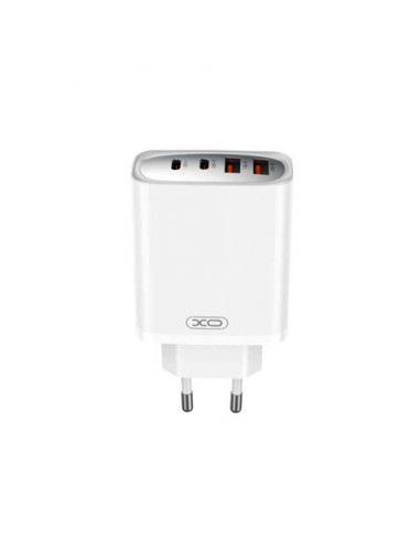 Chargeur secteur 22.5w 2 ports USB-C 2 ports USB-A BLANC XOCE22