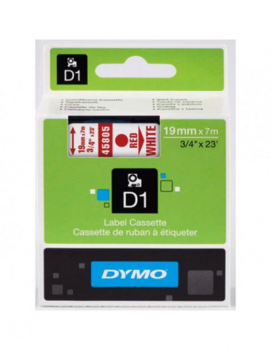 Dymo D1 - ruban d'étiquettes autocollantes - 6mm x 7m - S0720780
