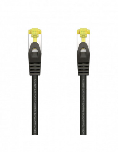 Cable RJ45 Droit LSZH S.FTP PIMF AWG26 600mhz cat 7 5 m NOIR