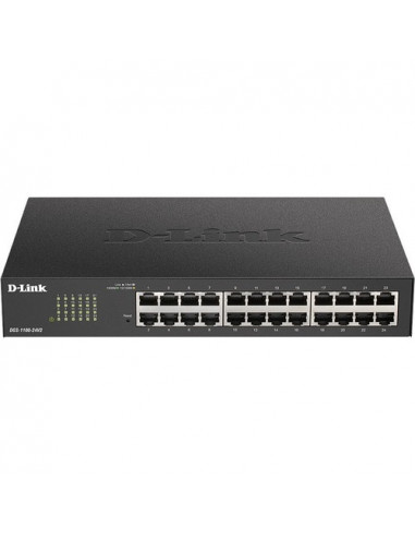 Switch 24 ports 1000 D-LINK DGS-1100-26V2 +2sfp + POE 370W rack administrable