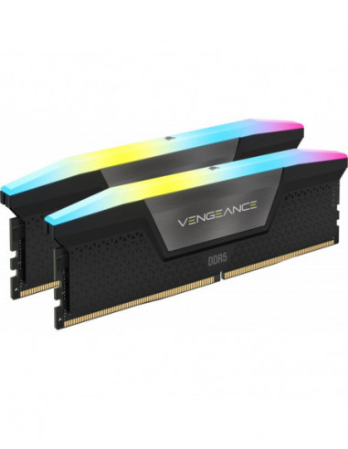 DDR5 32gb 2x16gb 5200 CORSAIR VENGEANCE RGB Blanche