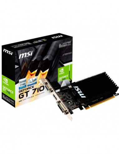 Carte graphique NVIDIA GT710 2go MSI LP  passif vga hdmi dvi