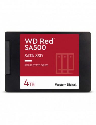 SSD 2.5 4 tera WESTERN DIGITAL WD RED SA500 pour NAS