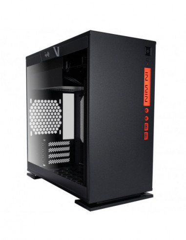 Boitier INWIN 301 Black et rouge mITX mATX