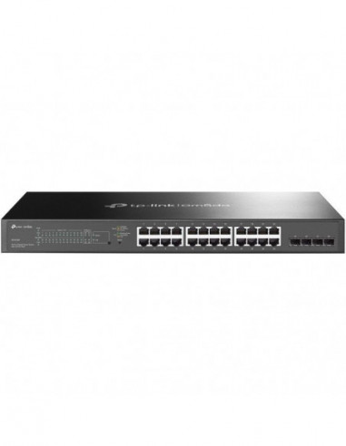 Switch 24 ports 10/100/1000 + 4 SFP TPLINK TL-SG2428P POE manag L2 OMADA rack