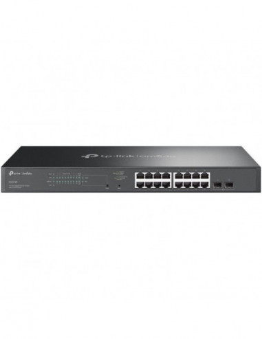 Switch 16 ports 10/100/1000 + 2 SFP TPLINK TL-SG2218P POE+ manag L2 OMADA rack