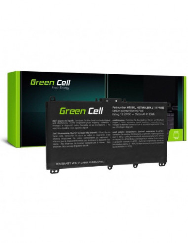 Batterie compatible HP HT03XL 11.55v 3600mah GREEN CELL