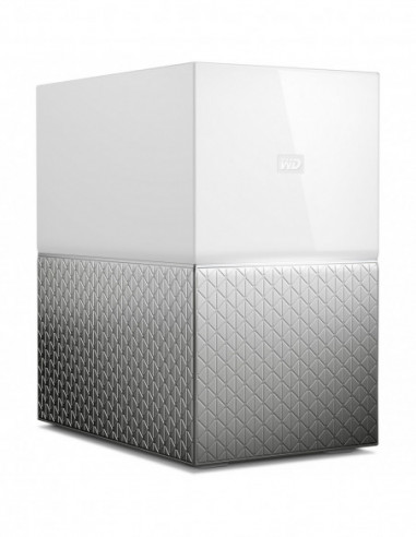 Serveur NAS WD My Cloud home duo blanc 8 Tera 2x 4 Tera rj45 WDBMUT0080JWT-EESN