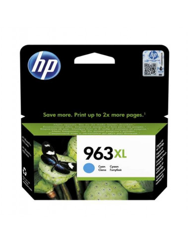 Cartouche ORIGINALE HP 963XL cyan 3JA23AE