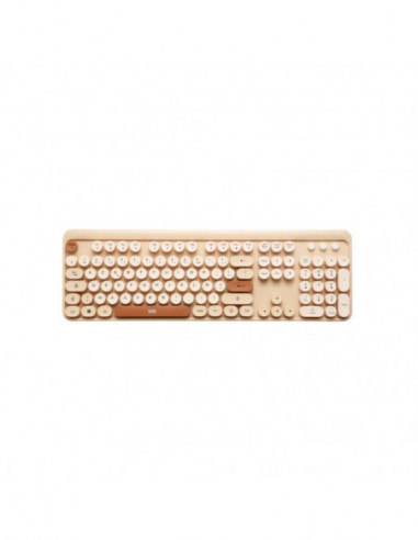 Clavier/souris sans fil tapis beige / creme WE POP