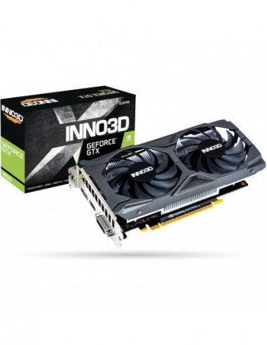 Carte graphique NVIDIA GTX 1650  INNO3D  Twin X2 OC V2 4go Ddr6 hdmi DP dvi