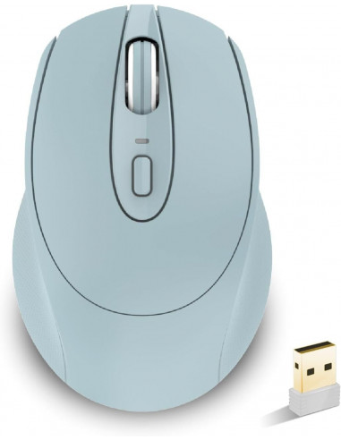 Souris sans fil mini bleue SANS PILES AAA S-390BL