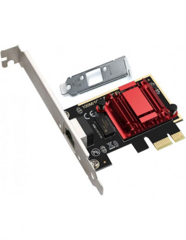 Carte reseau 2.5go  PCI Express  chip REALTEC GAMING
