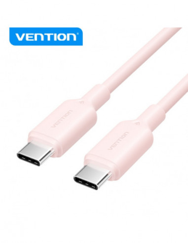 Cable USB-C vers USB-C 1m 3A 480mbps 60w ROSE