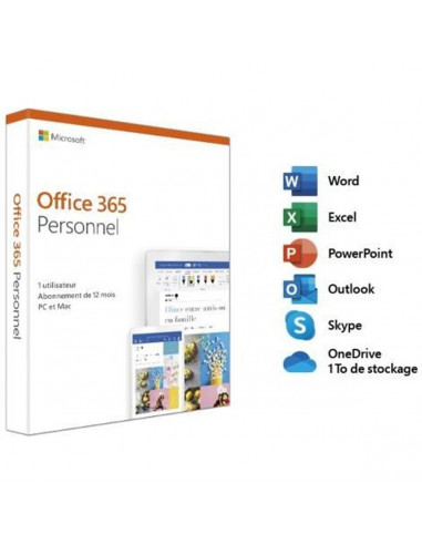 OFFICE 365 famile personnel 32-64b -- 1an -- 1 poste + 1 tablette