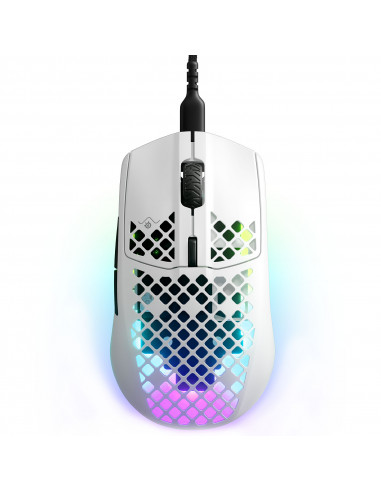 Souris gamer STEELSERIES AEROX 3 Blanche PC MAC XBOX