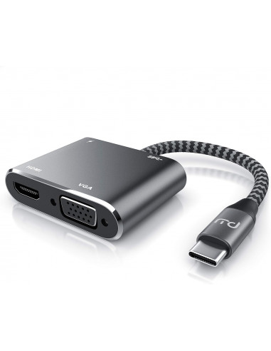 Hub usb-c vers VGA HDMI 4K