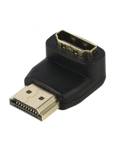 Adaptateur HDMI blinde coude vers le BAS M/F